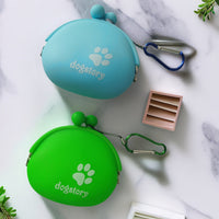 HKM-0635581 Silicone Pet Snack Bag in Assorted Colors – Medium Soft, Compact Design