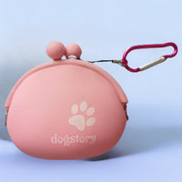HKM-0635581 Silicone Pet Snack Bag in Assorted Colors – Medium Soft, Compact Design