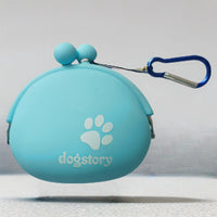 HKM-0635581 Silicone Pet Snack Bag in Assorted Colors – Medium Soft, Compact Design