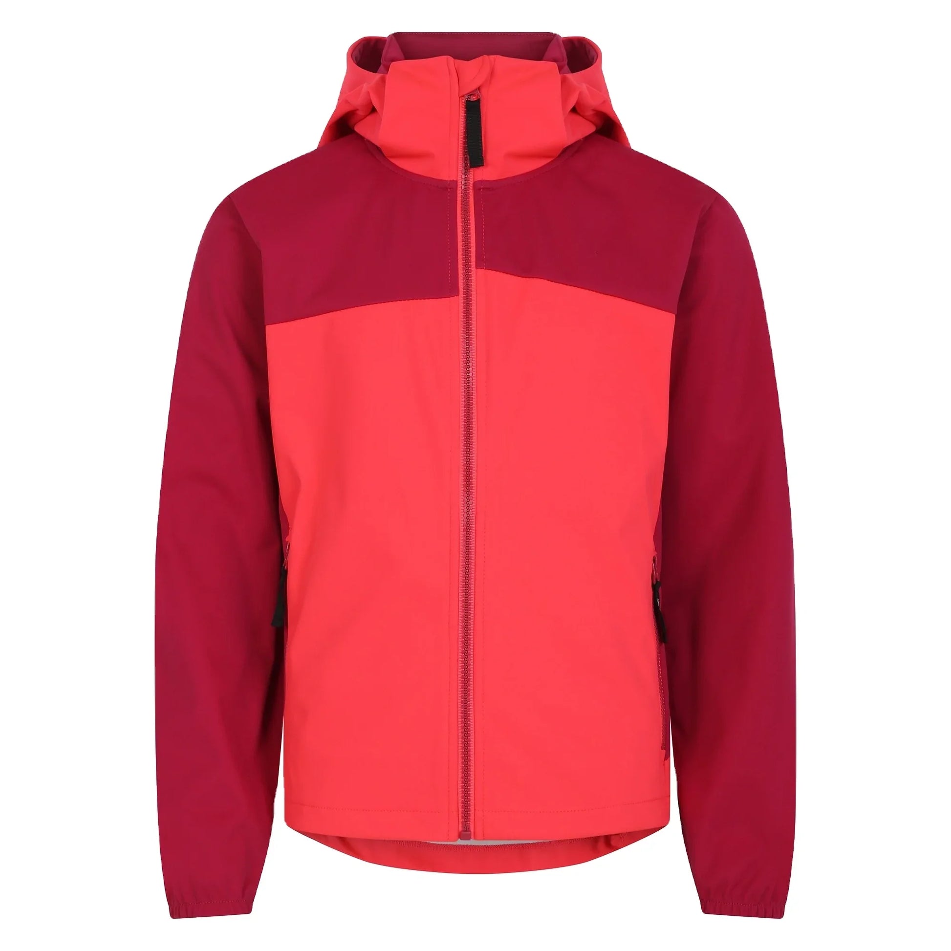 HKM-063571 High Quality Men's Double Panel Rain Windbreaker Jacket Spring Sports Hooded Waterproof Raincoat for Hiking on Sale