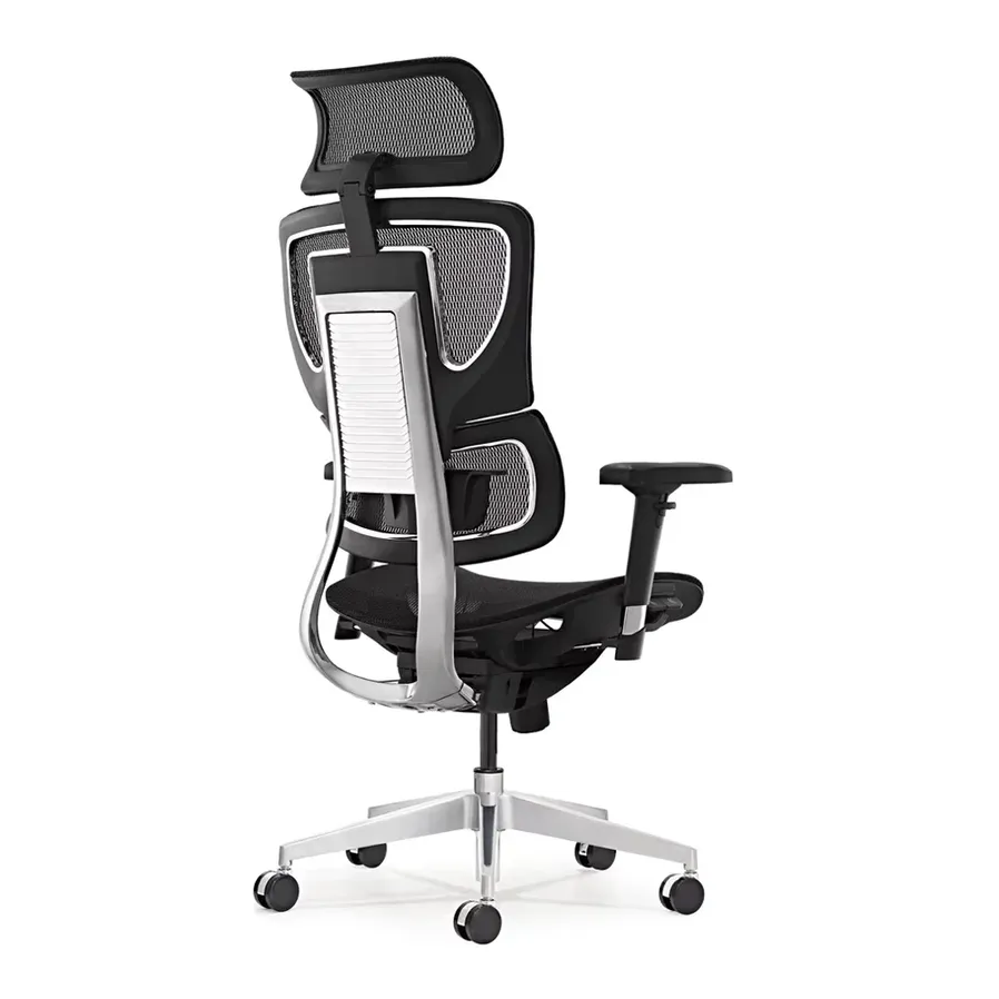 HKM-063635 Ergonomic High Back Modern Executive Office Chair with Mesh Design and Adjustable Features