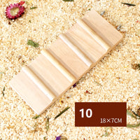 HKM-0636605 Wooden Fence Landscaping Platform Swing Toy for Small Pets