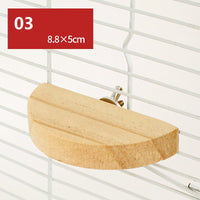 HKM-0636605 Wooden Fence Landscaping Platform Swing Toy for Small Pets