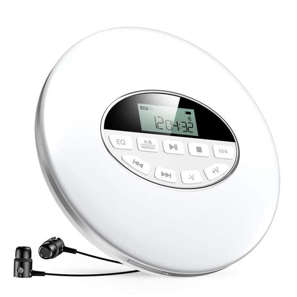 HKM-063699 Portable CD Player with Mobile Walkman Functionality for On-the-Go Listening