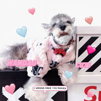 HKM-0637501 Fluffy Pink Velvet Coat for Cats - Stylish Princess Design, Multiple Sizes Available