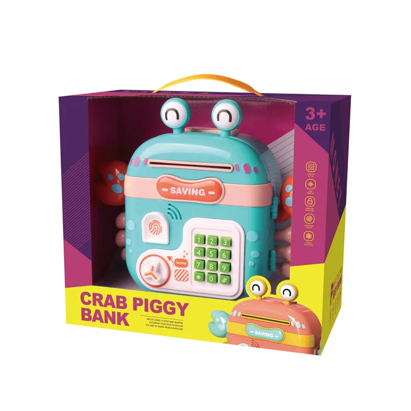 HKM-063827 Electric Kids ATM Money Savings Bank with Light and Music for Ages 5-7