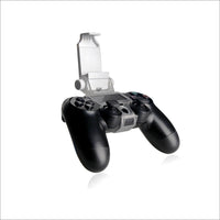 HKM-063891 PS4 Wireless Controller Charging Stand with Mobile Phone Holder