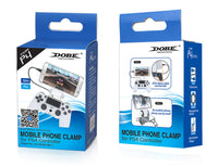 HKM-063891 PS4 Wireless Controller Charging Stand with Mobile Phone Holder