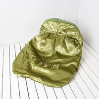 HKM-0639165 Pet Flannel Storage Bag in Chou-121 Green – Durable Cloth Design, One Size