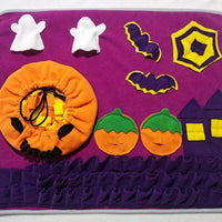 HKM-0639933 Halloween Scented Sniffing Pad for Dogs and Cats, Non-Slip Pet Toy, 50 x 60 cm Polar Fleece
