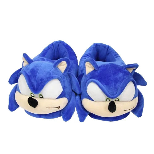 HKM-064019 Custom Design Plush Stuffed Animal Slippers for Kids, Winter Indoor Footwear, 11-30CM