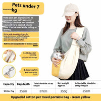 HKM-0641341 Adjustable Drawstring Portable Cat Backpack with Built-in Safety Buckle - Brown and Egg Color Options