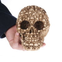 HKM-064147 Resin Skull Decoration for Halloween Home Decor and Crafts