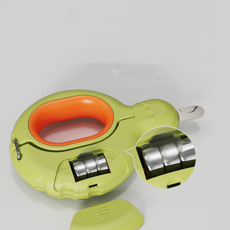HKM-0642877 LED Mini Nail Clipper for Pets - Compact and Stylish Design in Green, Pink, and Blue