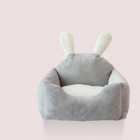 HKM-0643133 Removable and Washable Pet Nest with Soft Artificial Short Plush Fabric - Multiple Sizes Available