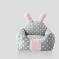 HKM-0643133 Removable and Washable Pet Nest with Soft Artificial Short Plush Fabric - Multiple Sizes Available