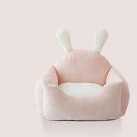 HKM-0643133 Removable and Washable Pet Nest with Soft Artificial Short Plush Fabric - Multiple Sizes Available