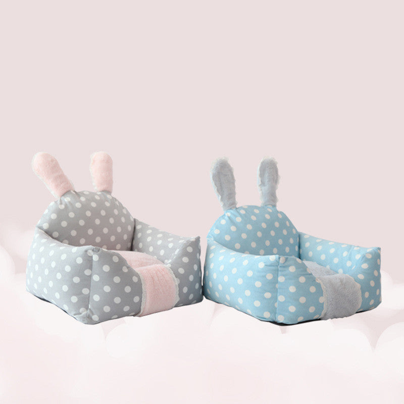 HKM-0643133 Removable and Washable Pet Nest with Soft Artificial Short Plush Fabric - Multiple Sizes Available