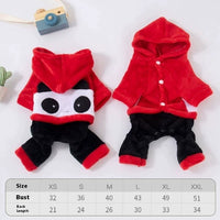 HKM-0643517 Cozy Coral Fleece Pig Costume for Cats & Small Dogs - Fleece-Lined Pet Apparel