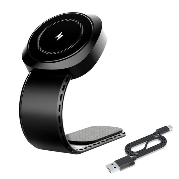 HKM-064403 Magnetic Wireless Charger for Mobile Phones - Universal Compatibility - Black