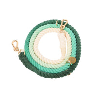 HKM-0644669 Hand-Woven Gradient Color Dog Collar - Cotton Thread, All Seasons, Available in Small, Medium, and Large