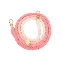 HKM-0644669 Hand-Woven Gradient Color Dog Collar - Cotton Thread, All Seasons, Available in Small, Medium, and Large