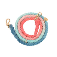 HKM-0644669 Hand-Woven Gradient Color Dog Collar - Cotton Thread, All Seasons, Available in Small, Medium, and Large