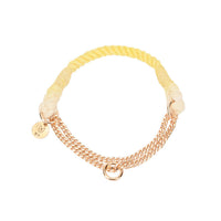 HKM-0644669 Hand-Woven Gradient Color Dog Collar - Cotton Thread, All Seasons, Available in Small, Medium, and Large