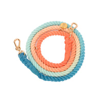 HKM-0644669 Hand-Woven Gradient Color Dog Collar - Cotton Thread, All Seasons, Available in Small, Medium, and Large