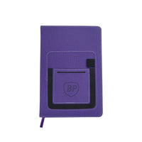 HKM-064467 Classic Solid Colour A5 Portable PU Notebook with Logo Journal and Writing Diary