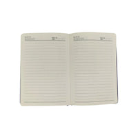 HKM-064467 Classic Solid Colour A5 Portable PU Notebook with Logo Journal and Writing Diary