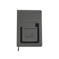 HKM-064467 Classic Solid Colour A5 Portable PU Notebook with Logo Journal and Writing Diary
