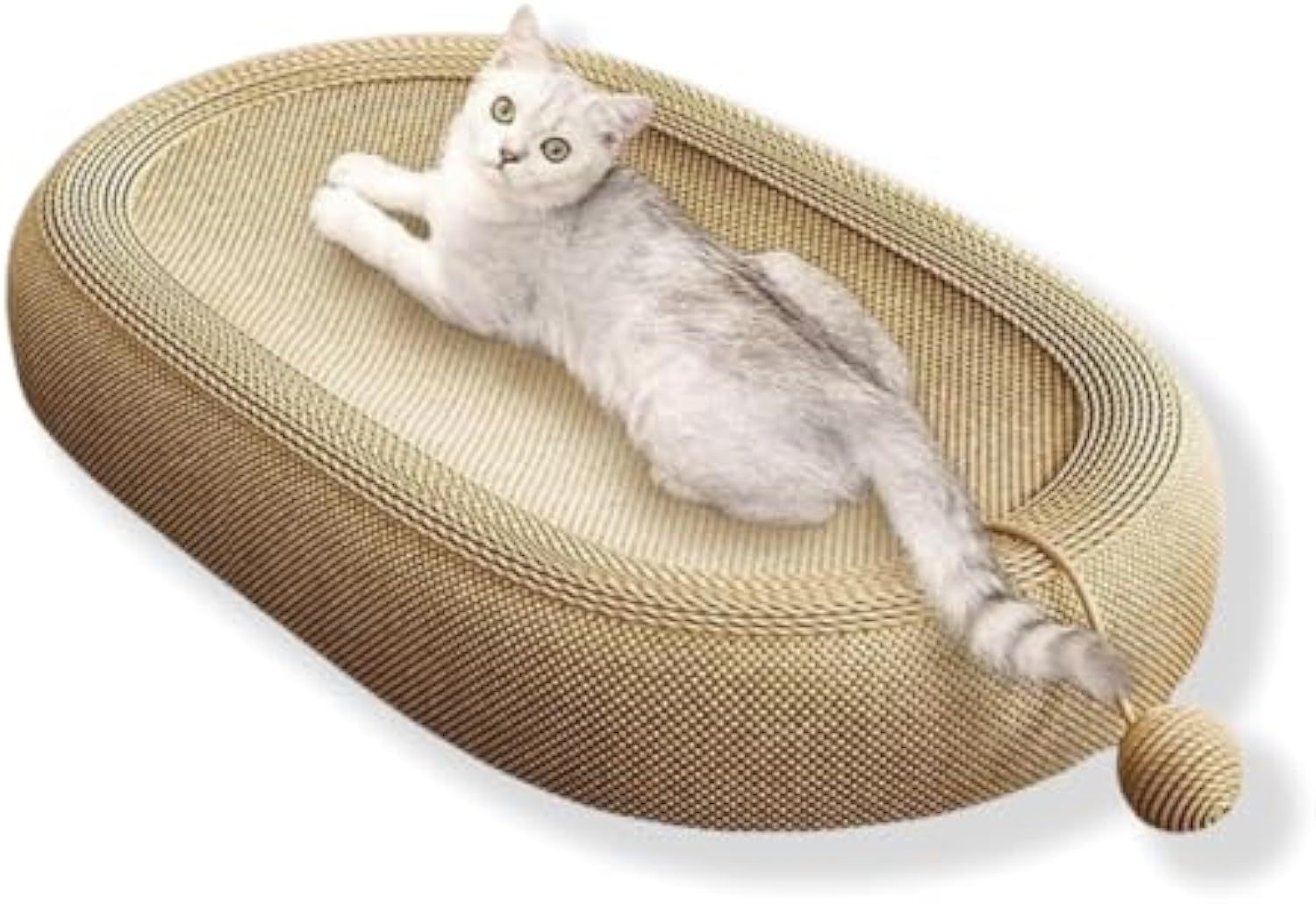 HKM-064531 Ultra Large Sisal Cat Scratching Board with Cozy Lounge Spot and Durable Design