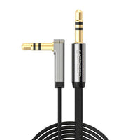 HKM-064723 3.5mm Male to Male Audio Cable for Car and Mobile Devices - Pure Copper, Gold-Plated, Various Lengths Available