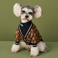 HKM-0649021 Cozy Black Wool Sweater for Dogs with High Collar in Multiple Sizes