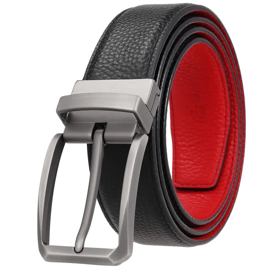HKM-065043 35mm Rotating Pin Buckle Belt for Versatile Styling