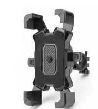 HKM-065043 Universal Electric Mobile Phone Holder for Motorcycles, Bicycles, and Cars - Shock-Proof and Adjustable for 4.8-6.8 Inch Devices