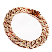HKM-0652605 Stainless Steel Tree Leaf Shape Dog Collar - Scalable Design in Gold, Steel, and Rose Gold