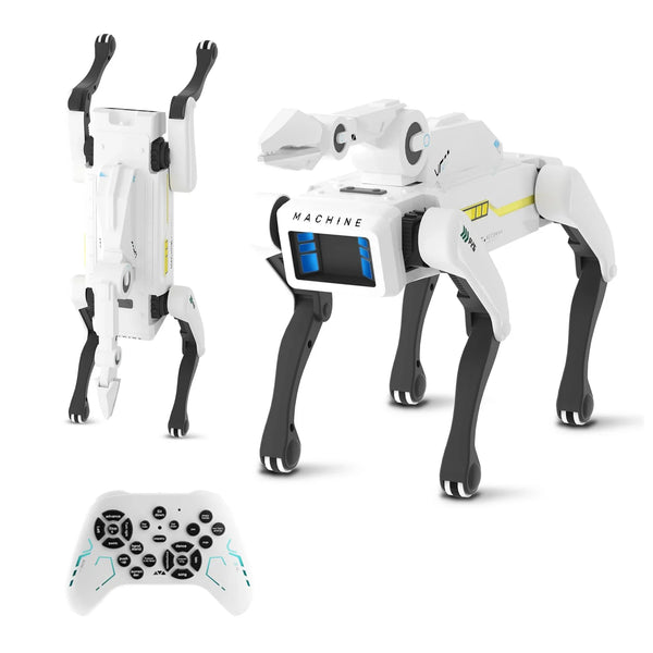 HKM-065299 Interactive Voice-Controlled STEM Robot Dog Toy for Kids - Multifunctional RC Pet