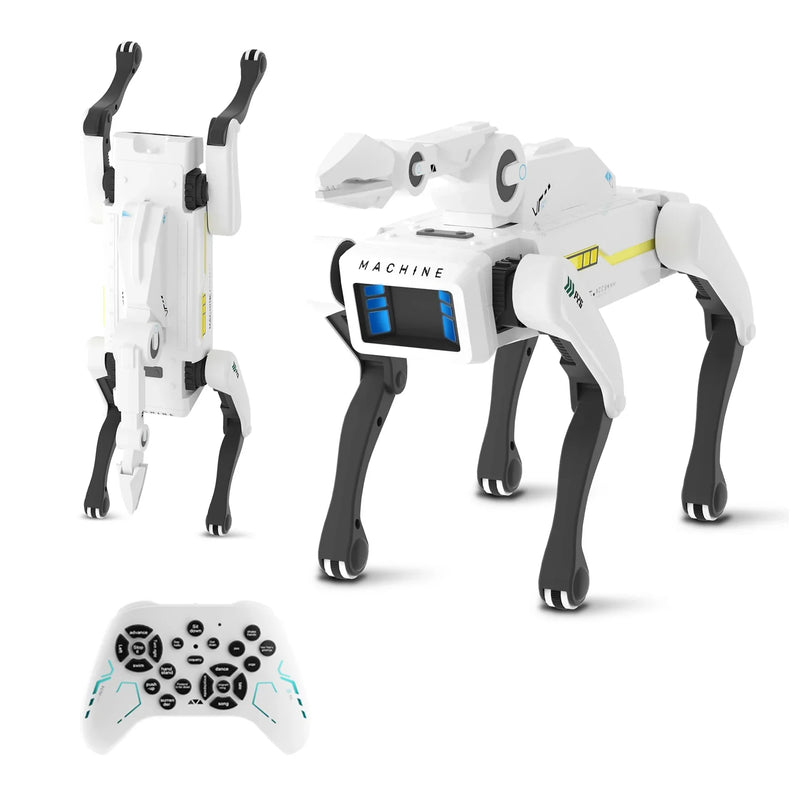 HKM-065299 Interactive Voice-Controlled STEM Robot Dog Toy for Kids - Multifunctional RC Pet