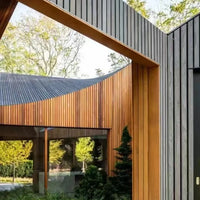HKM-065363 Outdoor WPC Fluted Wall Cladding Panel for Wood House Exterior Siding