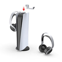 HKM-065363 PS5 Console Hanging Bracket and Earphone Storage Rack for Organized Gaming Setup
