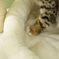 HKM-0653885 3-Level Cat Tree Tower with Scratching Posts, Condo, Beds, and Badminton Toys for Kittens