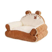 HKM-0654653 Cozy Four Seasons Cat Bed with Warm-keeping and Cold-proof Features