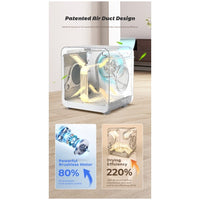HKM-0656061 Pet Dryer Room with Hot & Cold Air, Automatic 3-Speed Mode, for Cats and Dogs, 32-40°C Temperature Range