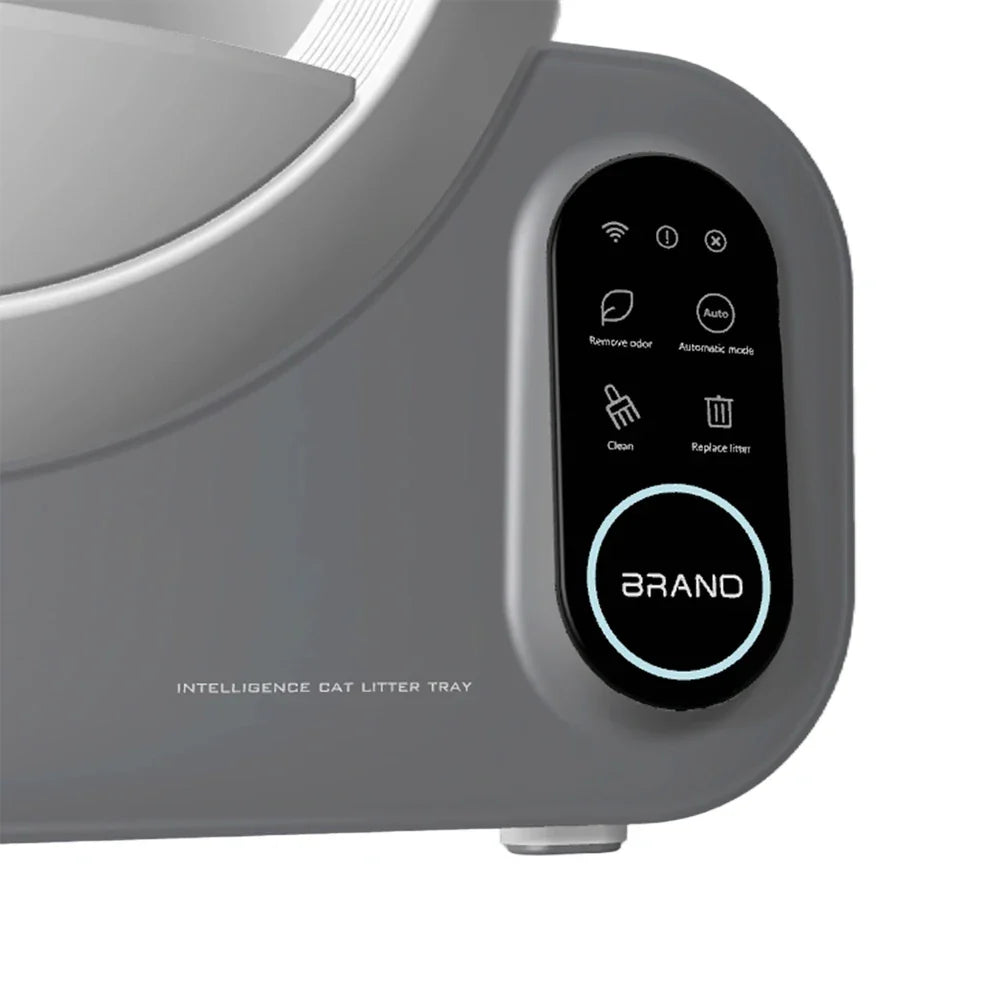 HKM-065619 Automatic Cat Litter Box with 70L Capacity, Easy Cleaning and Smart Monitoring Features