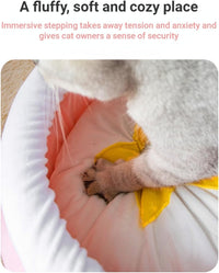 HKM-0657853 Cozy Honey Pot Cat Sofa Bed - Soft Warm Nest for Small Cats and Dogs
