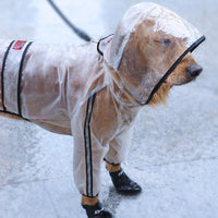 HKM-0657981 Waterproof Raincoat for Large Dogs made with Durable Raincoat Cloth and TPU Material
