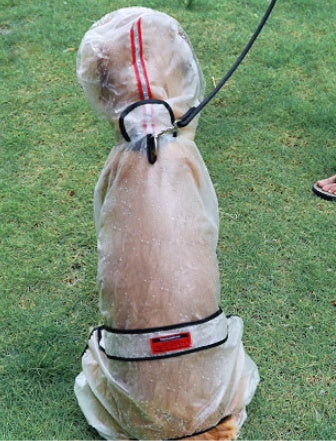 HKM-0657981 Waterproof Raincoat for Large Dogs made with Durable Raincoat Cloth and TPU Material