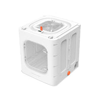 HKM-0658237 Pet Drying Box for Cats and Small Dogs - 62L Capacity, Includes Adapters for Water Blowers